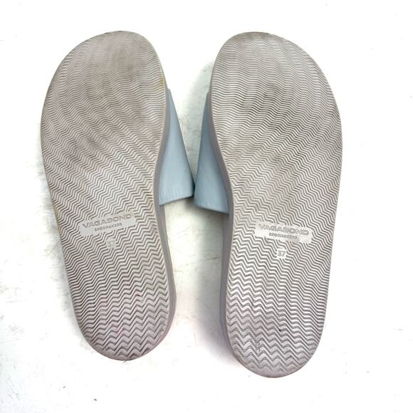Vagabond Shoemakers Light Blue Erin Leather Slides Sandals Size 37/ US 6.5 - Picture 6 of 7